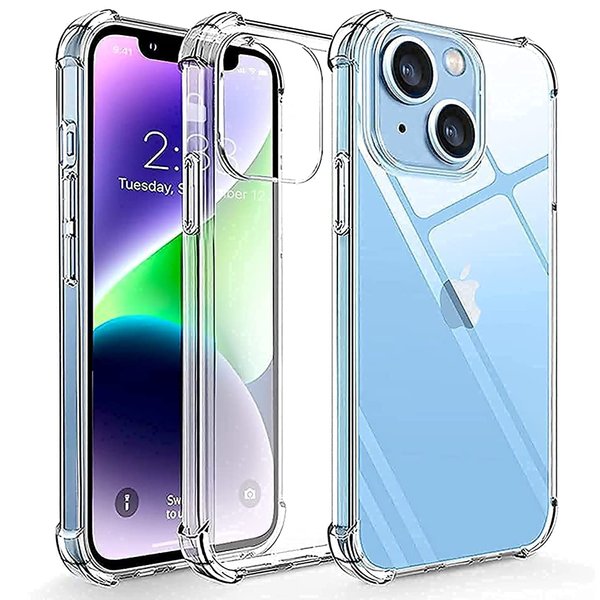 VISOZA iPhone 14 Case | Clear Case for iPhone 14 | Anti-Scratch | Shock Absorption | 2022 iPhone 6.1 inch Case | Reinforced Corner Protection Bumper | Crystal Clear