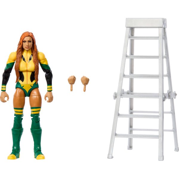 Mattel WWE Elite Action Figure & Accessories, 6-inch Collectible Becky Lynch with 25 Articulation Points, Life-Like Look & Swappable Hands