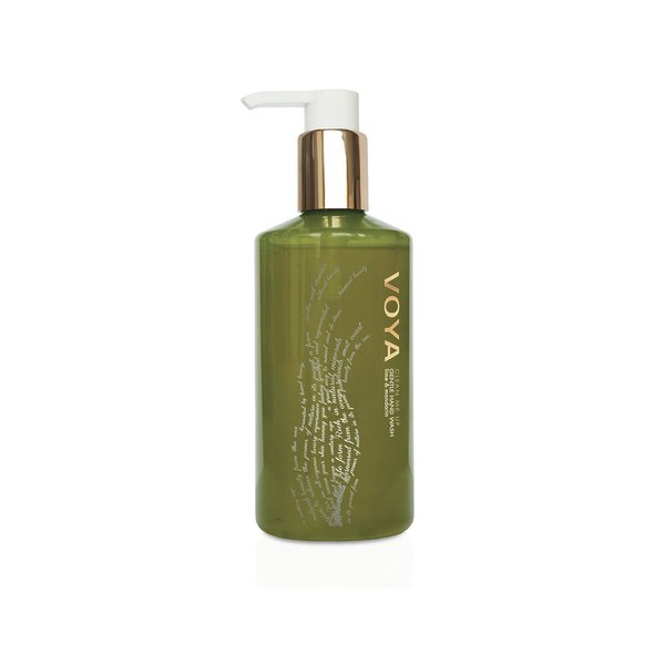 VOYA Clean Me Up Gentle Hand Wash, Certified Organic, Natural Hand Wash, Lime and Mandarin Scent, 300ml