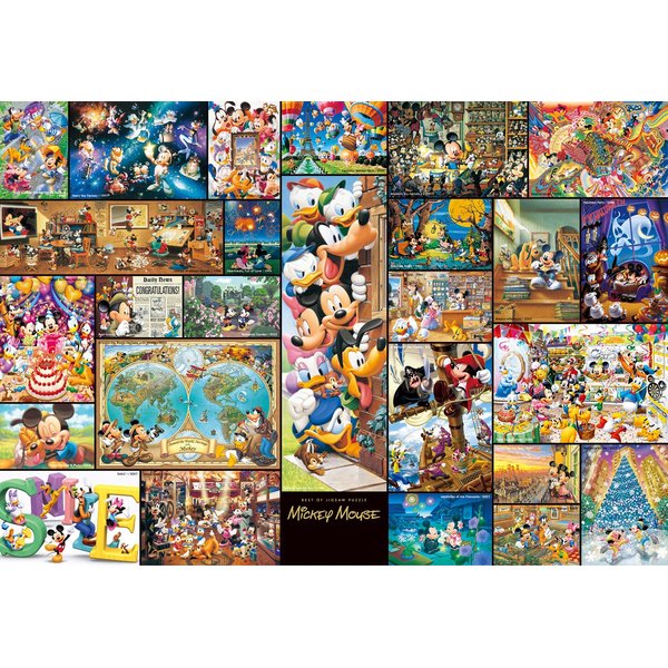 Tenyo Collection Art Mickey Mouse Gyutto Size Series Jigsaw Puzzle (2000 Piece)