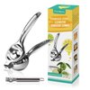 Monkkino Lemon Squeezer, Lemon Squeezer Juicer, Citrus Juicer Handheld, Lemon Juicer, Stainless Steel Juicer Hand Press, Manual Citrus Press w/Zester