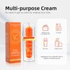 Kaemgyyd Vitamin C Tone-Up Cream, 2024 NEW Lightweight Long Lasting Hydrating Skincare Makeup Cream, Face Daily Moisturizer for All Skin Types (Orange)