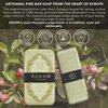 Zador Fine Scented Bar Soap - Almond Clementine | Organic Shea Butter Soap with Pistachio Oil & Hungarian Hot Spring Water | All Natural Soap Skin Care (5.6 oz)