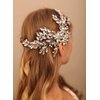 BERYUAN Rhinestone Crystal Flower Bridal Hair Comb Bridal Headpieces for Wedding Bridal Headpiece Wedding Headpiece for Bride for Women Girls
