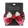 Naruto Shippuden Akatsuki Red Cloud Design Hidden Leaf Charm Alligator Hair Clip Accessory Hair Bow