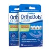 OrthoDots CLEAR – Moisture Activated Braces Wax Alternative for Pain Caused by Braces, Clear Aligner Trays, and Other Orthodontic Appliances. OrthoDots Stick Better and Stay on Longer than Dental Wax.
