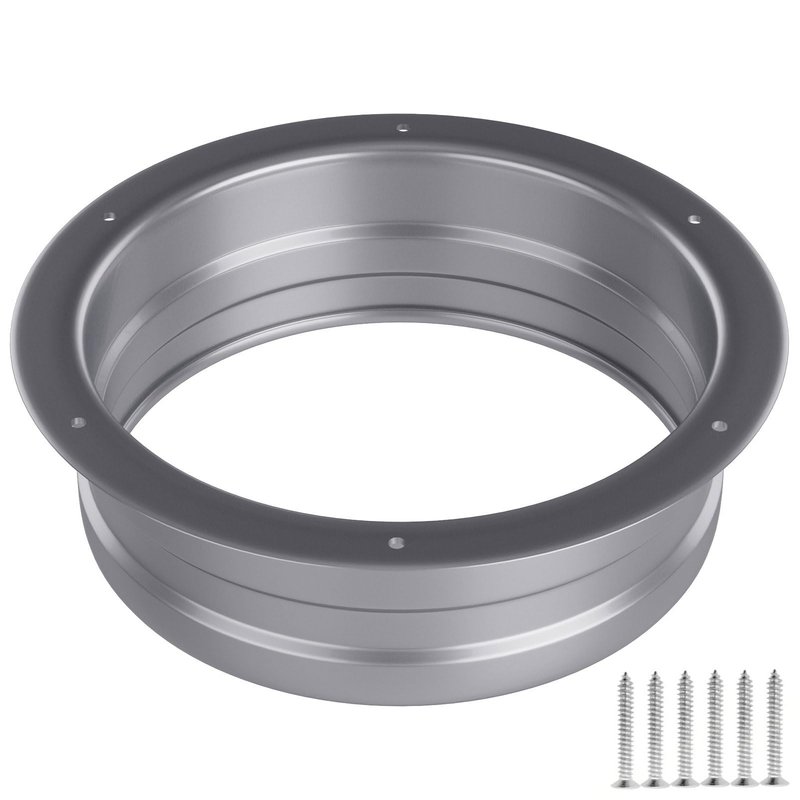 6 Inch Duct Connector Flange，Cyu Rekol Galvanized Steel Wall Mount Pipe ...
