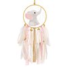 CIOEY Elephant Dream Catcher for Girls Feather Dream Catchers for Kids Bedroom Wall Hanging Decoration Handmade Decor Nursery Wall Art Ornament Craft Native American Decor Birthday Gift (Pink)