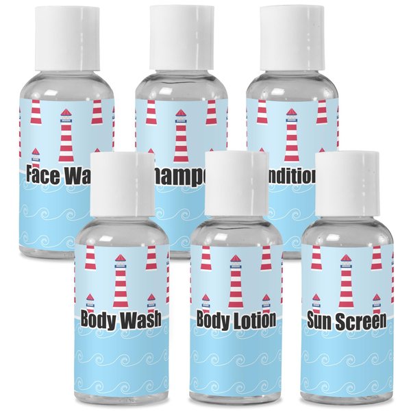 YouCustomizeIt Personalized Light House & Waves Travel Bottles