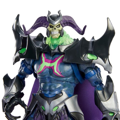 Masters of the Universe Revelation Skelegod Action Figure 9-in MOTU Battle Figure, for Kids Age 6 and Older and Adult Collectors