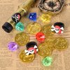 Juephe Kids Pirate Pretend Toys Set,Pirate Treasure Party Favors Set Pirate Skull Ring & Accessories Set Birthday Supplies Decorations
