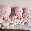 JOSON Cute Octopus Plush Toys, Soft Octopus Stuffed Animals, Girls and Boys Adult Birthday (16 Inch, Pink)