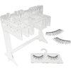 Eyelash Storage - Eyelash Holder Rack Mini Acrylic Eyelash Hanger Rack Lash Organizers and Storage, False Eyelash Display Stand Makeup Storage for Women Girls False Eyelashes 10 Hangers Makeup Holder