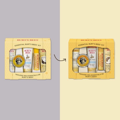 Burt's Bees Back to School Gifts Ideas, 5 Body Care College Dorm Products, Everyday Essentials Set - Original Beeswax Lip Balm, Deep Cleansing Cream, Hand Salve, Body Lotion & Foot Cream, Travel Size