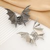 2PCS Bat Hair Clips Halloween Hair Claw Clip Non Slips Jaw Clips Punk Hair Barrettes Accessories for Women Hair Styling Day of the Dead Hair Decorations