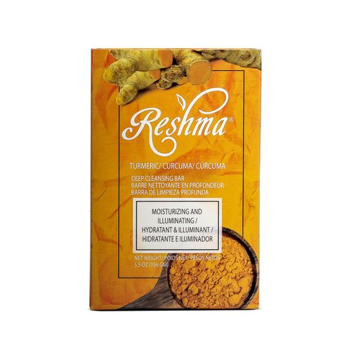 Reshma Beauty Turmeric Soap | Infused with Turmeric Extract, Olive Oil, Coconut Oil (Pack Of 1), 5.05 oz
