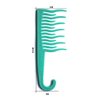 XO Curls Shower Detangling Comb - wide tooth comb with hook for easy hanging in shower, removes knots and tangles gently