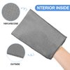 Tatuo 12 Pieces Korean Exfoliating Mitt Exfoliating Cloth Towel Korean Style Body Scrub Korean Style Scrubbing Cloth Bath Body Exfoliating Scrub Towel(White, Black, Gray, Small)