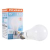 SYLVANIA LED Light Bulb, 75W Equivalent A19, Efficient 12W, Medium Base, Frosted Finish, 1100 Lumens, Bright White - 1 Pack (78096)