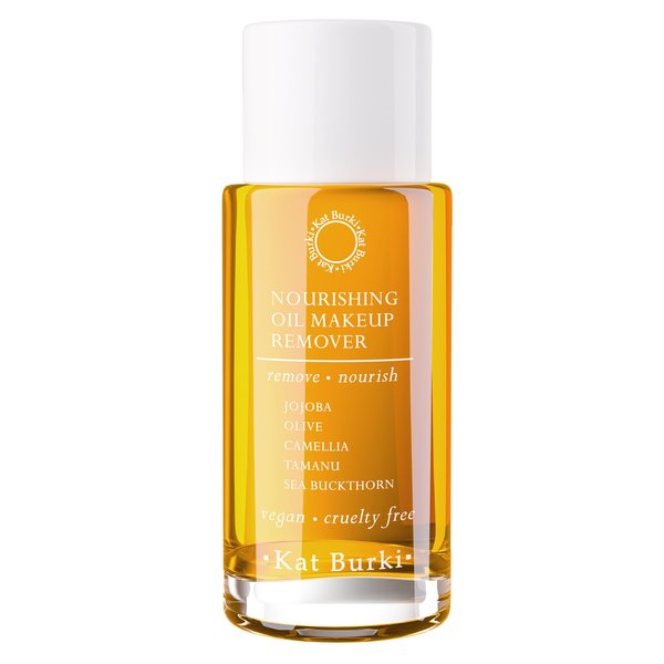 Kat Burki Nourishing Oil Makeup Remover & Face Cleanser. Moisturize & Cleanse without Clogging Pores, for All Skin Types, 4 fl. oz.