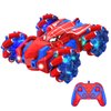 Punieayi Spider Remote Control Car, 2.4Ghz RC Cars with Headlight Double Sided Off-Road 360° Rotating RC Drift Car Toys, Rechargeable 4WD RC Stunt Car Indoor Outdoor Spider Toys for Boys 4-6 5-7 8-13