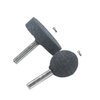 Luo ke 10 Pcs Various Shapes Abrasive Grinding Stone Rotary Accessories Buffing Point Set with 1/4 Inch Shank
