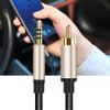 Luochahaishi Digital Coaxial Audio Video Cable HDTV Stereo Spdif RCA Coaxial to 3.5mm Male Jack Plug Line for Stereo Receiver Speakers Projector 1.5 Meter