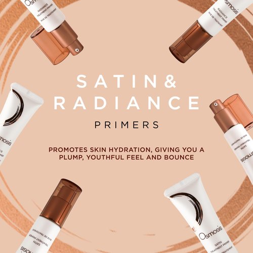 Osmosis Radiance Treatment Face Primer, Makeup Base, for Wrinkles and Pores, Oily Skin & Dry and Combination Skin, Easy to Blend Pore Filling Primer, 1 Fl Oz