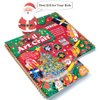 JULEASEL Christmas Foil Paper Arts and Crafts Kits, DIY Xmas Arts and Crafts for Kids, No Mess Foil and Coloring Books, Creative Christmas Gifts for Boys Girls Ages 4+, Kids Travel Essentials Toy