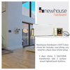 Newhouse Hardware Two Note Electric Door Bell Chime Kit with 16V/10 VA Transformer & Surface Mount Lighted Push Buttons, White