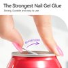 Gelike EC Gel Nail Glue UV - 6 in 1 Gel Glue for Nail Tips,Base Coat Free,2PCS Strong Adhesive for Press on Nails Acrylic Tips