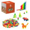 PLUS PLUS - Open Play Set - 600 Piece - Neon Color Mix, Construction Building Stem Toy, Interlocking Mini Puzzle Blocks for Kids
