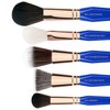 Bdellium Tools Professional Makeup Brush Golden Triangle - Phase I Complete 15pc. Brush Set with Stand-Up Pouch