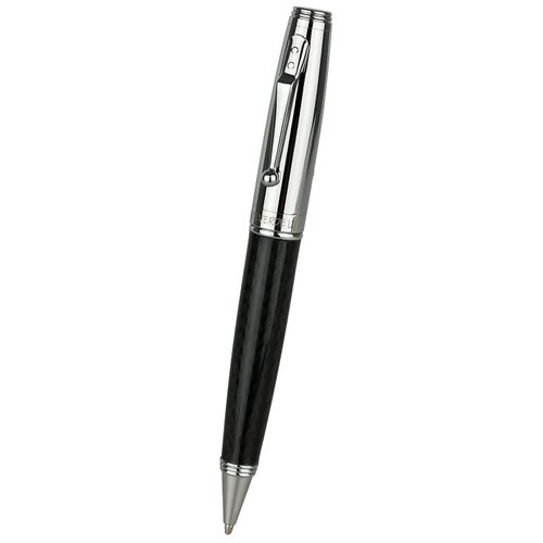 Monteverde Invincia Ballpoint Pen, Medium Nib, Chrome/Black (MV40063)