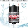 GLOBACT RC Motor 550 12T Brushed Motor for 1/10 Slash ARRMA Granite Senton Axial Redcat HSP HPI Wltoys Kyosho