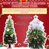 Geyoga 2 Set DIY Christmas Tree Craft Kits Pipe Cleaner DIY Kit Make Your Own Light Christmas Tree DIY Christmas Ornaments Accessories for Christmas Holiday Classroom Activities Party Favors