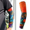 Aresvns Extended Version Tattoo Sleeves for Bicker,Slip On Tattoo Sleeves 10PCS Arm Sleeves Kit Halloween Tattoo Sleeves Cover for Stretchable Cosplay Christmas Gift