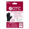 OTC Resting Splint Glove, 5 Finger Semi-Rigid Splints, Open Tips, Black, Right Hand, Medium