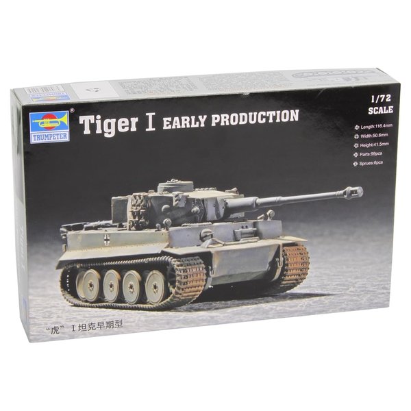 Trumpeter 1/72 German Tiger I Tank Early Version