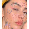 2752 Pcs Self Adhesive Rhinestones for Makeup 16 Sheets 16 Colors Eye Nail Gems Face Jewels Stick on, DIY Craft Nail Art Makeup hair Rave Festival Accessories Costume for Women