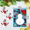 SmilinFit Christmas Stickers for Kids, 36 Sheets Make Your Own Christmas Crafts Activities Sticker for Kids Boys Girls, Christmas Gifts Party Favors Holiday Stickers Christmas Games Goody Bag Stuffers