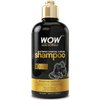 WOW Skin Science Activated Charcoal & Keratin Shampoo - Full Scalp Detox Cleanse - Restore Dry, Damaged Strands For Soft, Smooth, Shiny Hair- Sulfate & Paraben Free - All Hair Types, Adults & Children - 500 mL