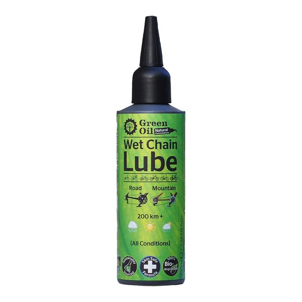 GREEN OIL Cycle Chain Lube, 100 ml, Wet & Dry Conditions (Single)
