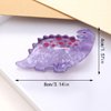 Funny Ankylosaur Dinosaur Hair Clip,Acrylic Claw Clip for Women,Women Hair Accessories,Purple