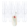 MR.FOAM 9oz Plastic Champagne Flutes, 12 Pack Stemless Disposable Toasting Glasses,Shatterproof Crystal Clear Plastic Champagne Glasses Cocktail Cups Ideal for Wedding and Shower Party Supplies
