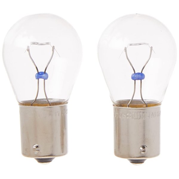 Philips Automotive Lighting P21W LongerLife Miniature Bulb, 2 Pack,White,12498LLB2