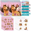 Unique Spirit: Riding Free Party Favor Bundle | Tattoo & Sticker Sheet, Hair Ties, Loot Bags | Kid's Birthday Party, Animated Movie Themed Event, Halloween, Officially Licensed by Unique