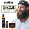 Live Bearded: 3-Step Beard Grooming Kit - Canyon - Beard Wash, Beard Oil and Beard Butter - All-Natural Ingredients with Shea Butter, Jojoba Oil and More - Beard Growth Support - Made in the USA