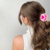 Pink Novelty Paw Hair Clip, Acetate Claw Clips, Acetate hair clips, Y2k Accessories Cute Small Hair Clips for Thick Hair for Women Girls