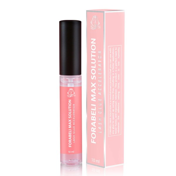 Lash Bonder and Sealer for Eyelash Extensions/Max Solution 15ml - Forabeli/Accelerates Curing Time/Enhances Retention/Reduces Glue Fumes/Professional Lash Extension Supplies